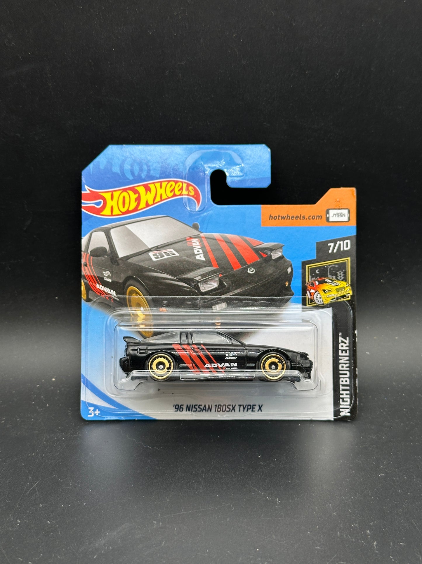 HOT WHEELS - 96 NISSAN 180SX TYPE X (2018) - HW NIGHTBURNERZ 7/10