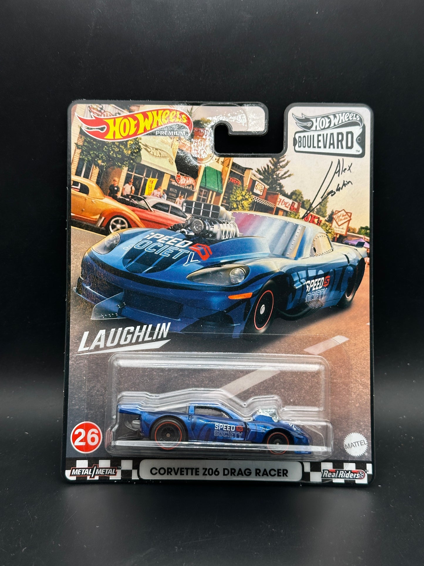 HOT WHEELS - CORVETTE Z06 DRAG RACER (2021) - HW BOULEVARD #26
