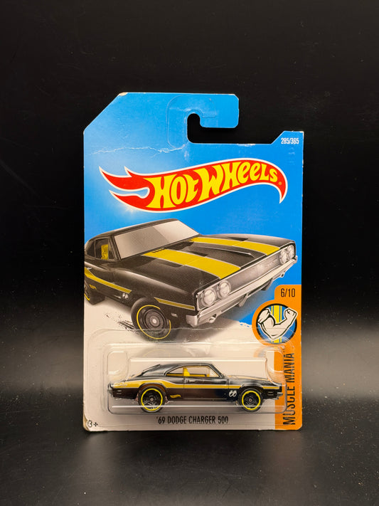 HOT WHEELS - 69 DODGE CHARGER 500 (2017) - HW MUSCLE MANIA 8/10
