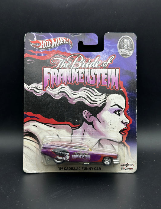 HOT WHEELS - 59 CADILLAC FUNNY CAR (2013) - UNIVERSAL MONSTERS - POP CULTURE