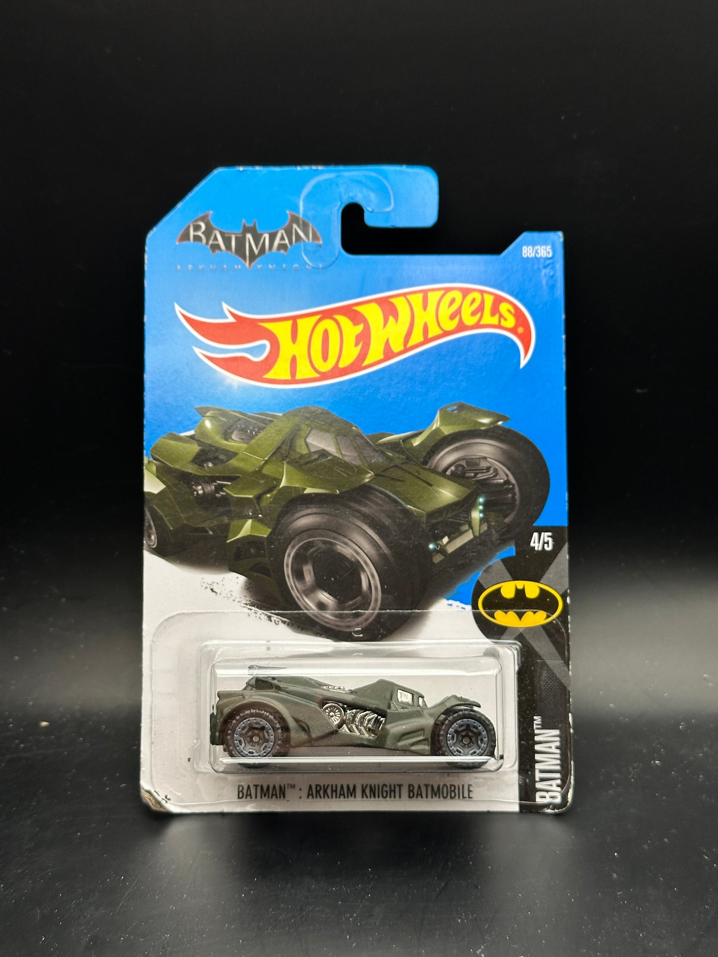 HOT WHEELS - ARKHAM KNIGHT BATMOBILE (2017) - HW BATMAN 4/5