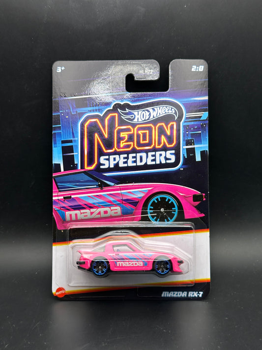 HOT WHEELS - MAZDA RX7 (2025) - NEON SPEEDERS SERIES 1/8