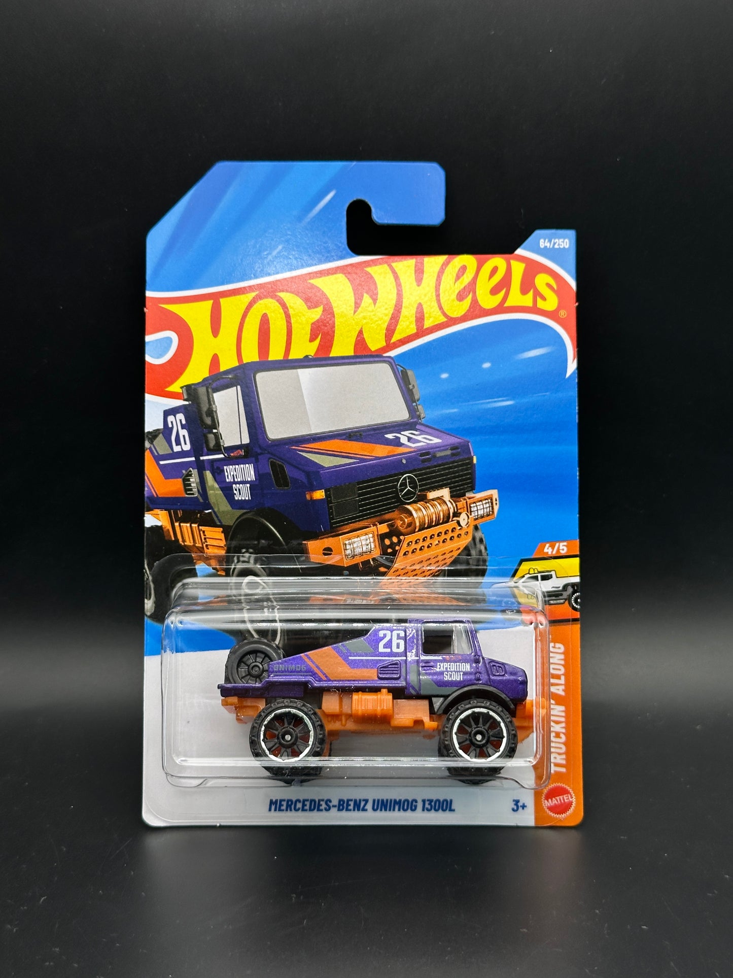 HOT WHEELS - MERCEDES BENZ UNIMOG 1300 (2026) - HW TRUCKIN ALONG 4/5