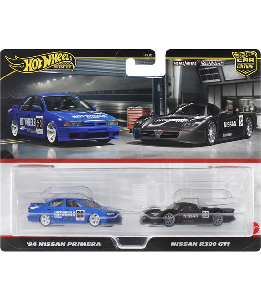 HOT WHEELS - 94 NISSAN PRIMERA / NISSAN R390 GT1 (2024) - 2 PACK