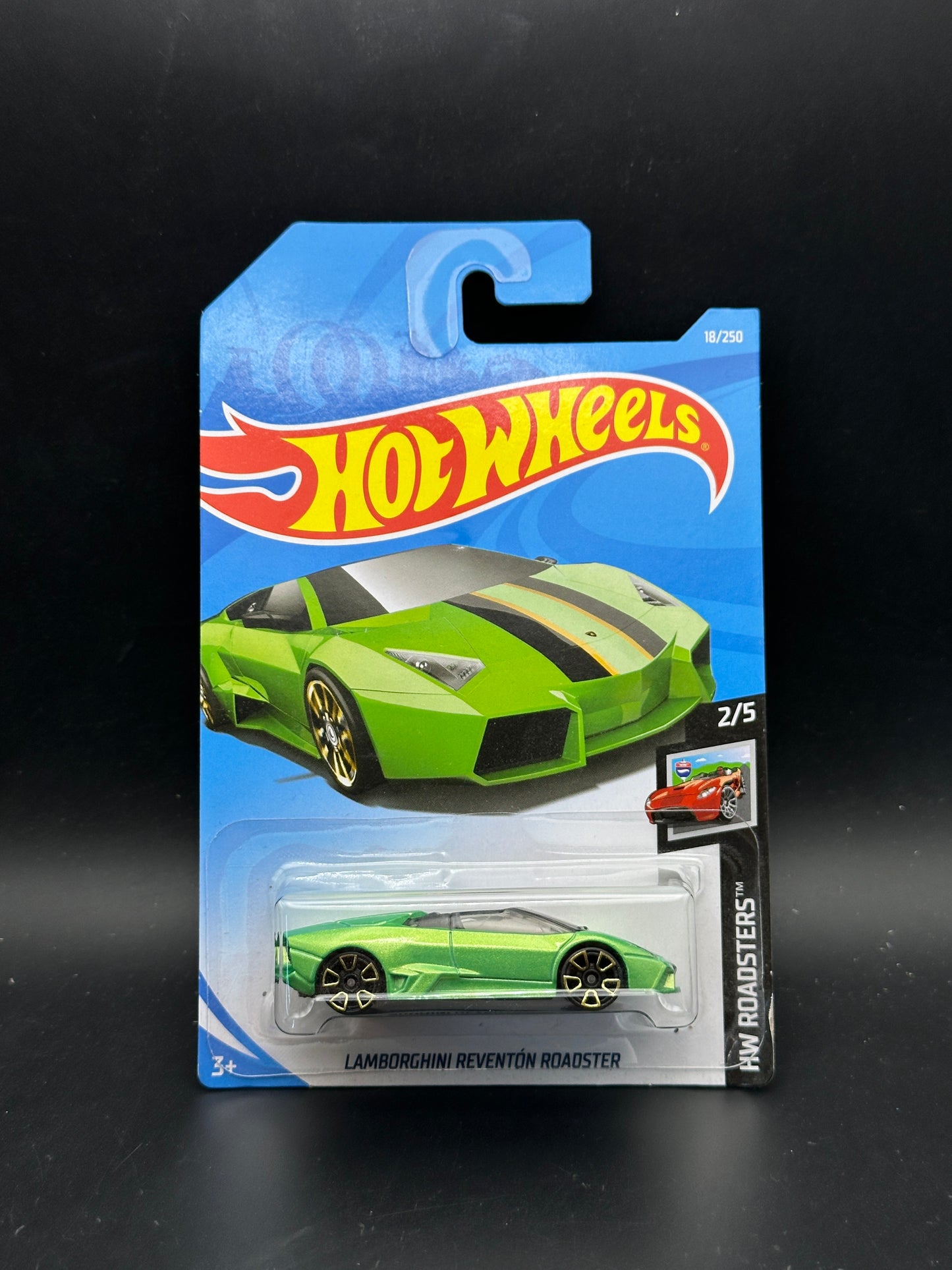 HOT WHEELS - LAMBORGHINI REVENTON ROADSTER (2019) - HW ROADSTERS 2/5