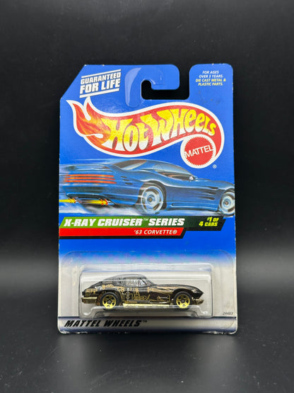 HOT WHEELS - 63 CORVETTE (1999) - HW X-RAY CRUISERS SERIES 1/4
