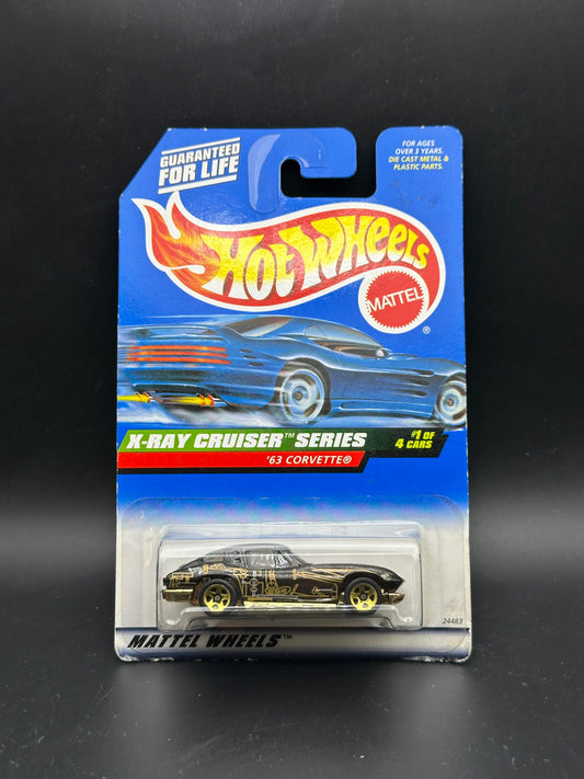 HOT WHEELS - 63 CORVETTE (1999) - HW X-RAY CRUISERS SERIES 1/4