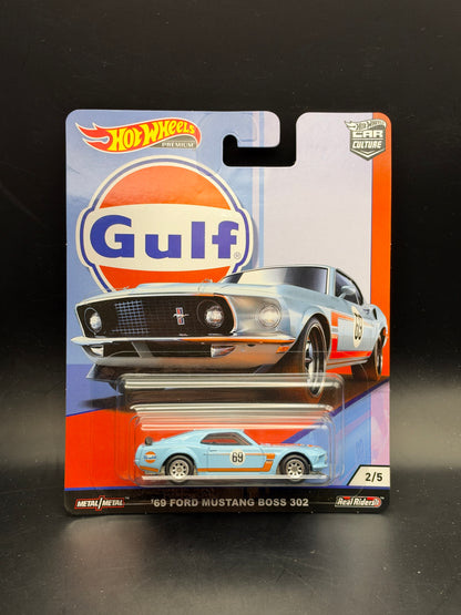 HOT WHEELS - 69 FORD MUSTANG BOSS 302 (2019) - CAR CULTURE - GULF 2/5