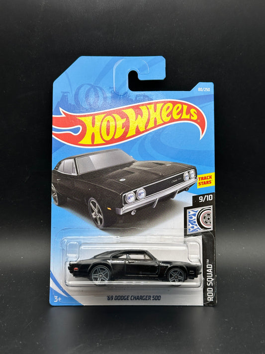 HOT WHEELS - 69 DODGE CHARGER 500 (2019) - HW ROD SQUAD 9/10