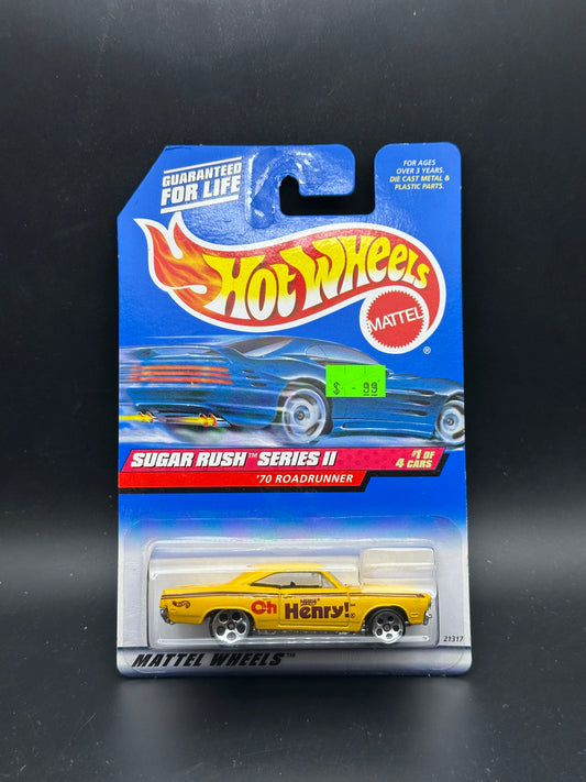 HOT WHEELS - 70 ROADRUNNER (1999) - HW SUGAR RUSH SERIES II 1/4