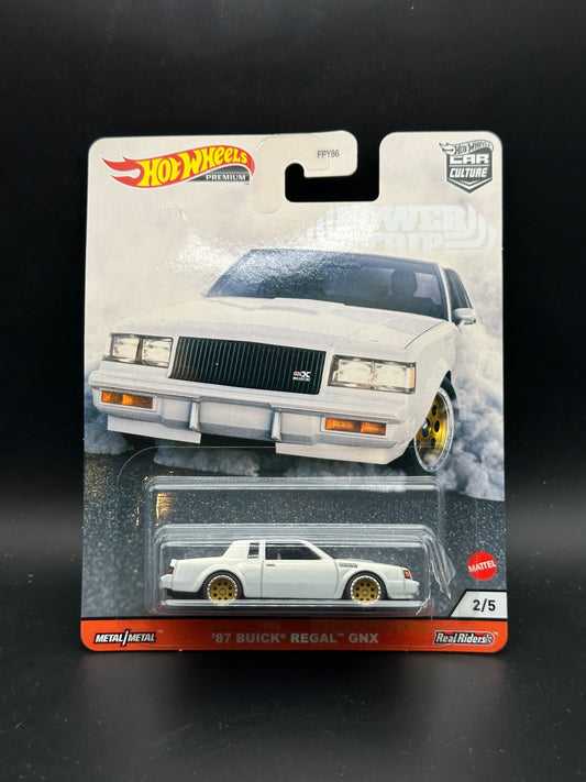 DAMAGED - HOT WHEELS - 87 BUICK REGAL GNX (2020) - HW CAR CULTURE POWER TRIP 2/5