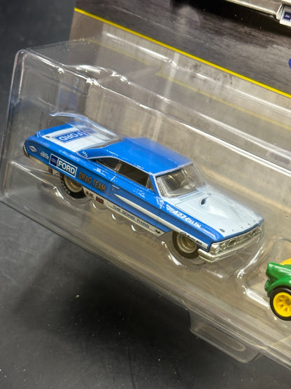 HOT WHEELS - CUSTOM 64 GALAXIE 500 / 67 FORD ANGLIA RACER (2026) - 2 PACK