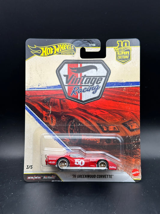 HOT WHEELS - 76 GREENWOOD CORVETTE (2026) - CAR CULTURE - VINTAGE RACING 3/5