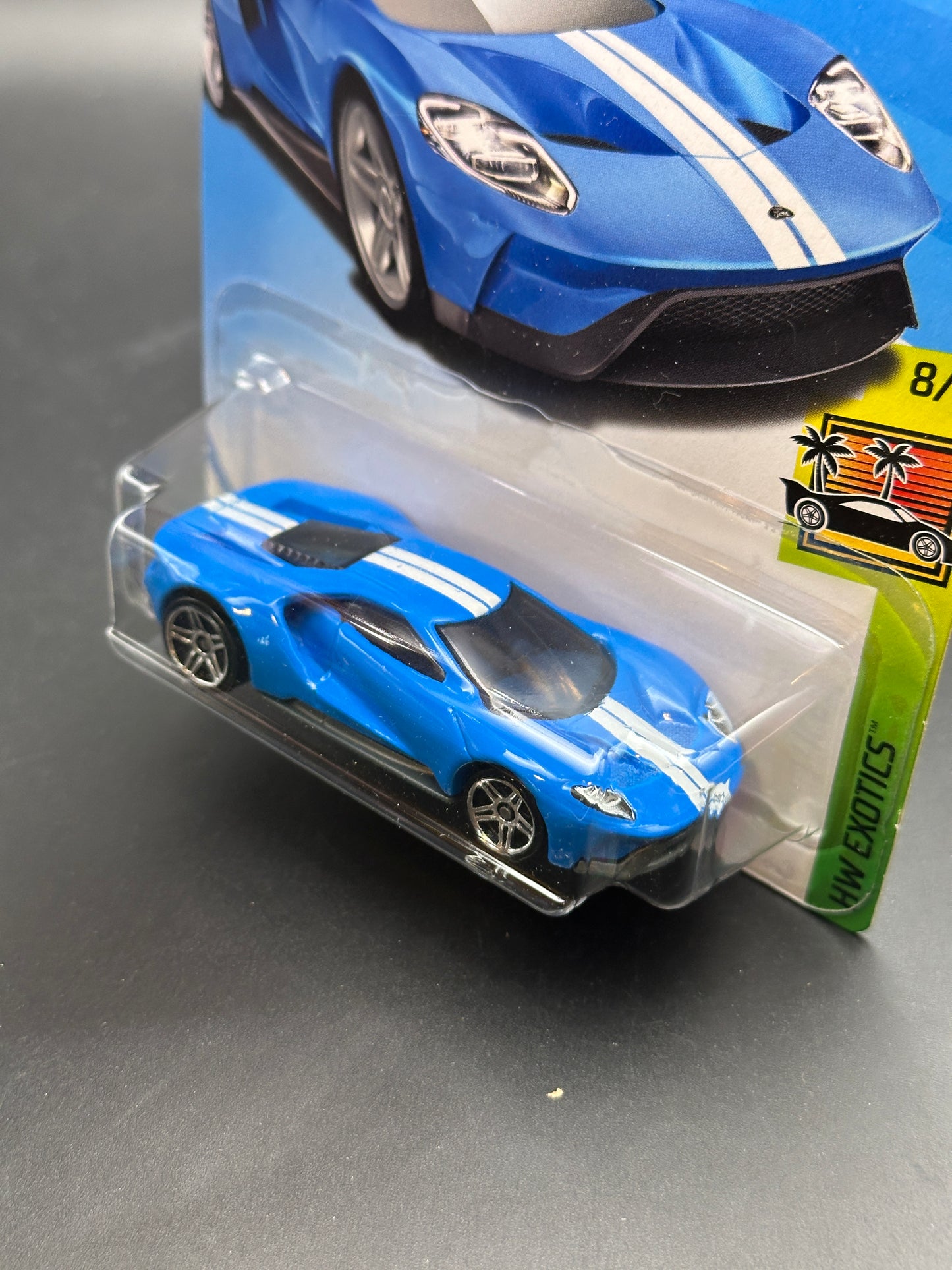 HOT WHEELS - 17 FORD GT - (2018) - HW EXOTICS 8/10