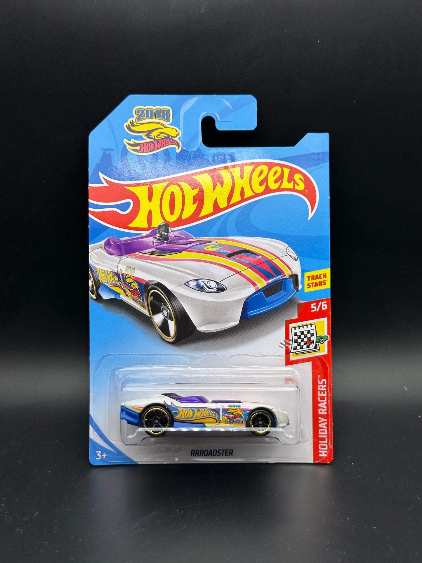 HOT WHEELS - RRROADSTER (2018) - TREASURE HUNT - HW HOLIDAY RACERS 5/6