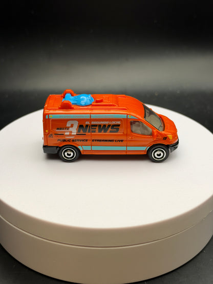 MATCHBOX - 14 FORD TRANSIT NEWS VAN - DIECAST - LOOSE