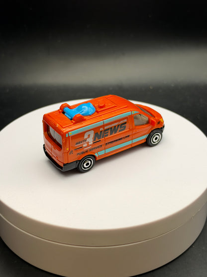 MATCHBOX - 14 FORD TRANSIT NEWS VAN - DIECAST - LOOSE