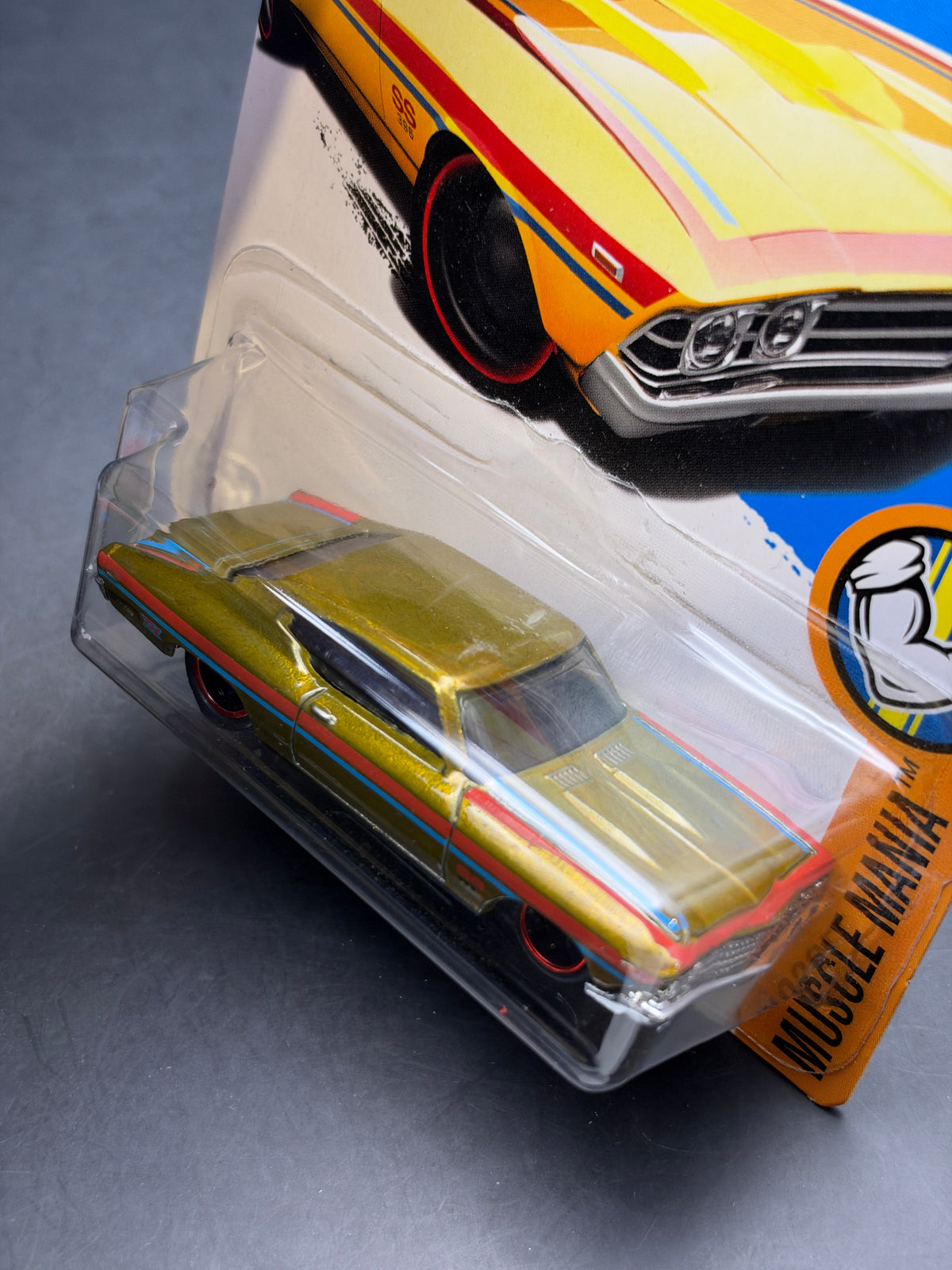 HOT WHEELS - 69 CHEVELLE SS 396 (2017) - HW MUSCLE MANIA 3/10 - SUPER TREASURE HUNT