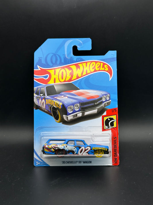 HOT WHEELS - 70 CHEVELLE SS WAGON (2018) - HW DAREDEVILS 1/5