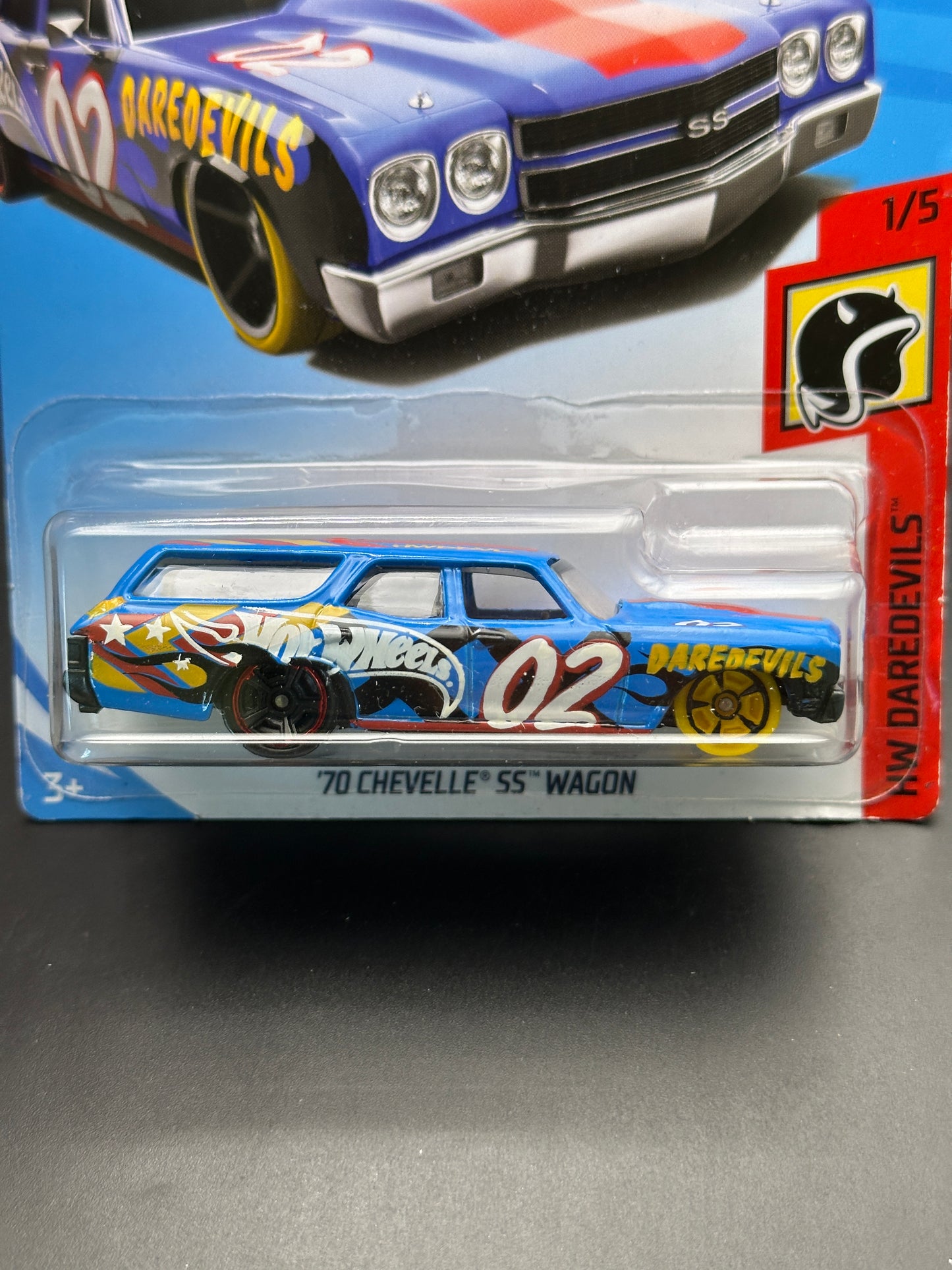 HOT WHEELS - 70 CHEVELLE SS WAGON (2018) - HW DAREDEVILS 1/5