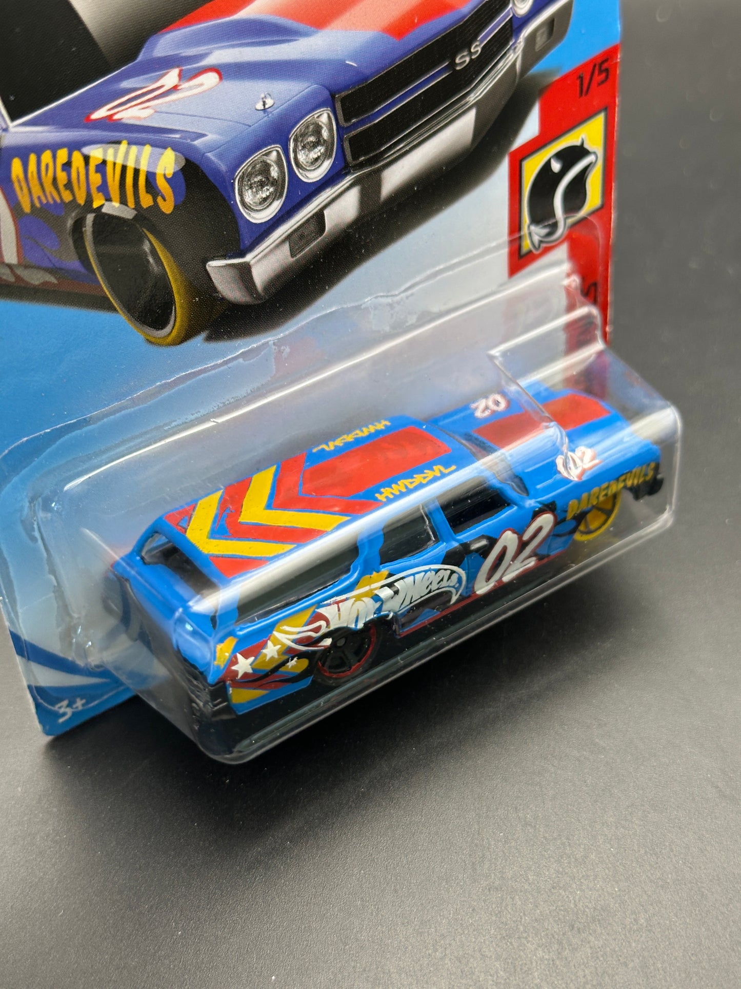 HOT WHEELS - 70 CHEVELLE SS WAGON (2018) - HW DAREDEVILS 1/5