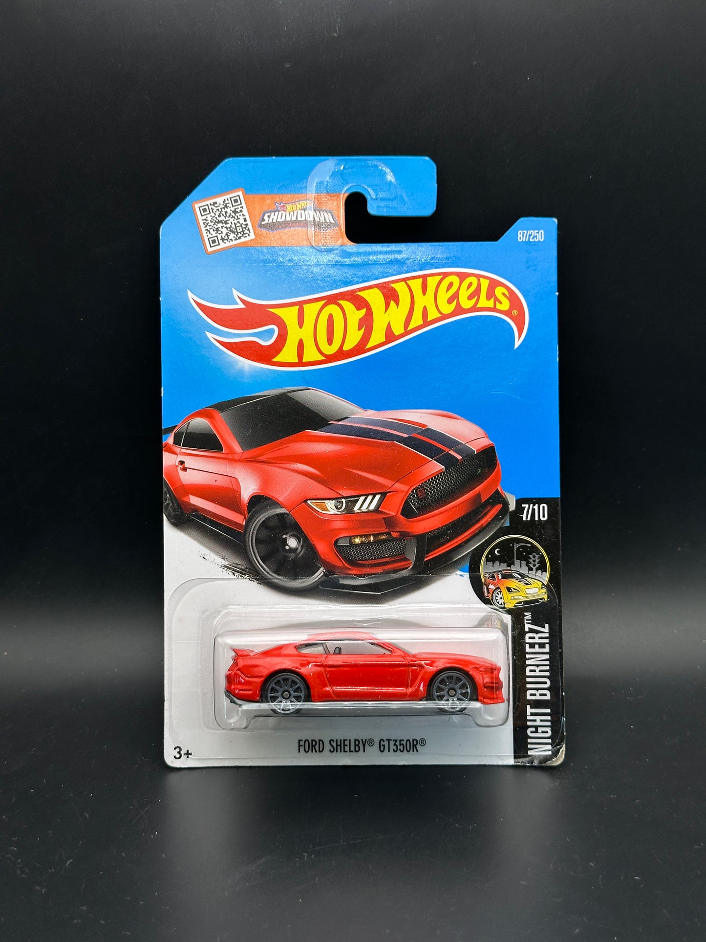 HOT WHEELS - FORD SHELBY GT350R - (2016) - HW NIGHTBURNERZ 7/10
