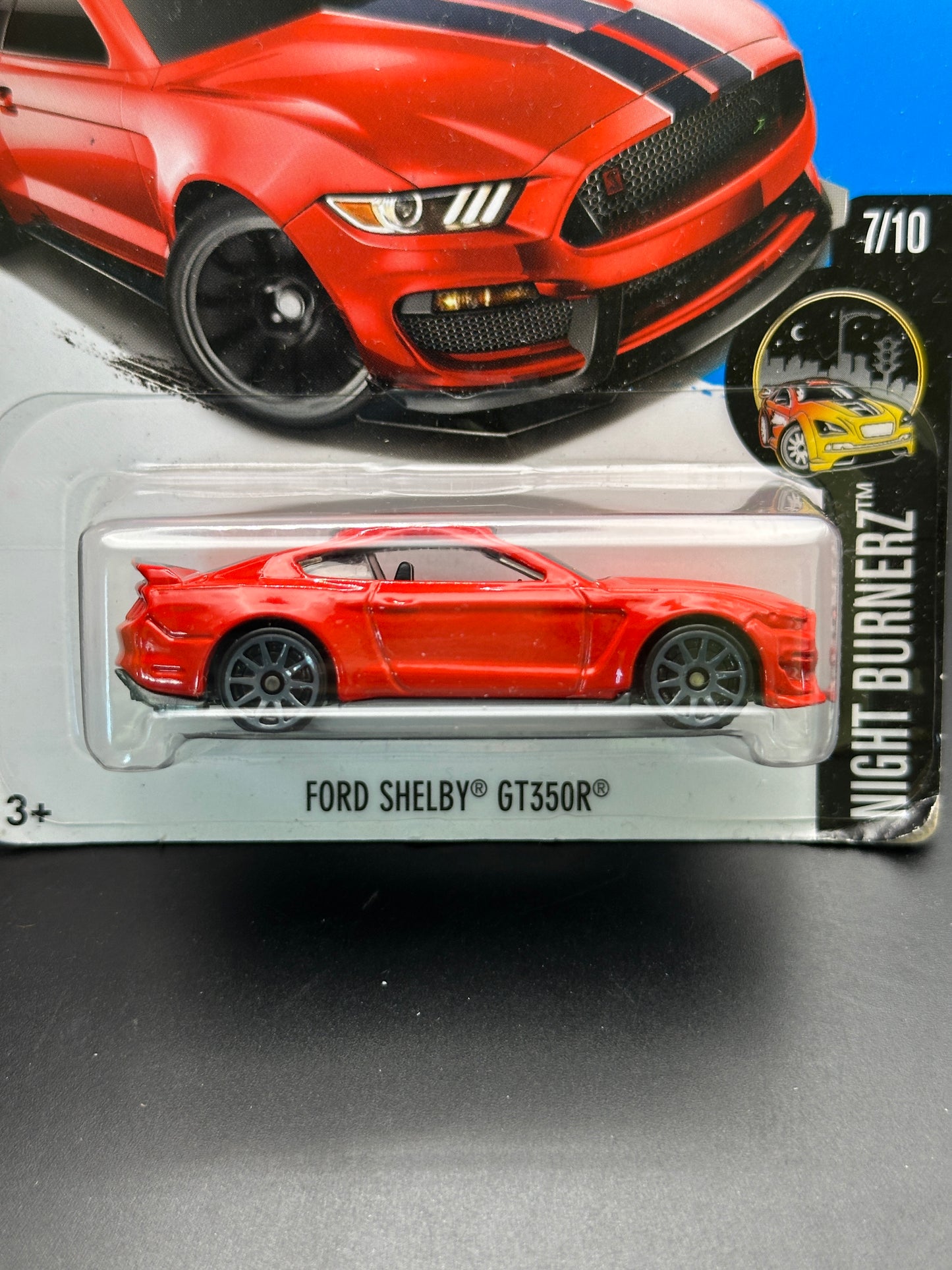 HOT WHEELS - FORD SHELBY GT350R - (2016) - HW NIGHTBURNERZ 7/10