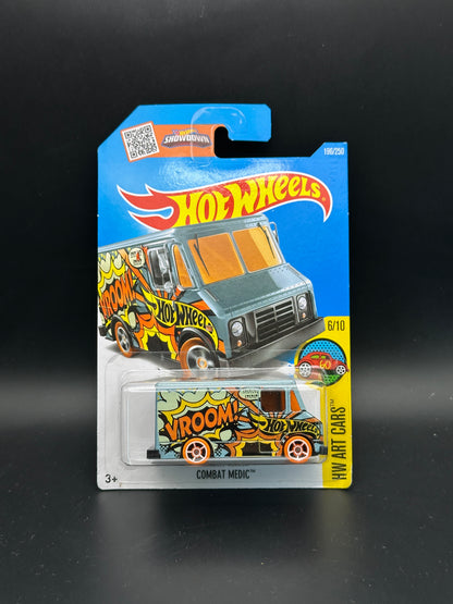 HOT WHEELS - COMBAT MEDIC - (2016) - HW ART CARS 6/10
