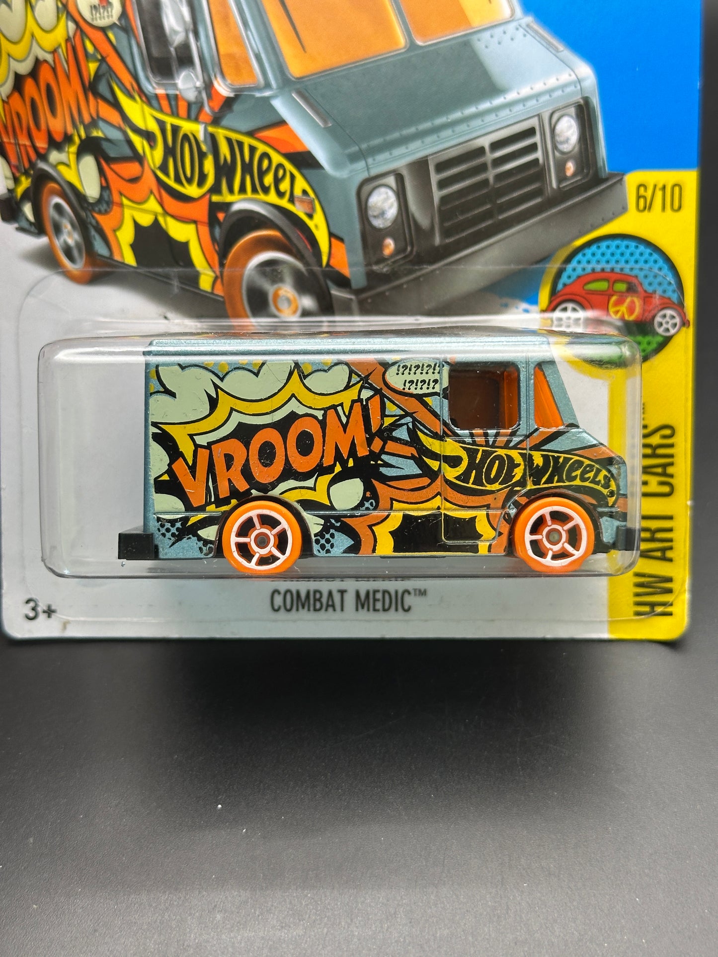 HOT WHEELS - COMBAT MEDIC - (2016) - HW ART CARS 6/10