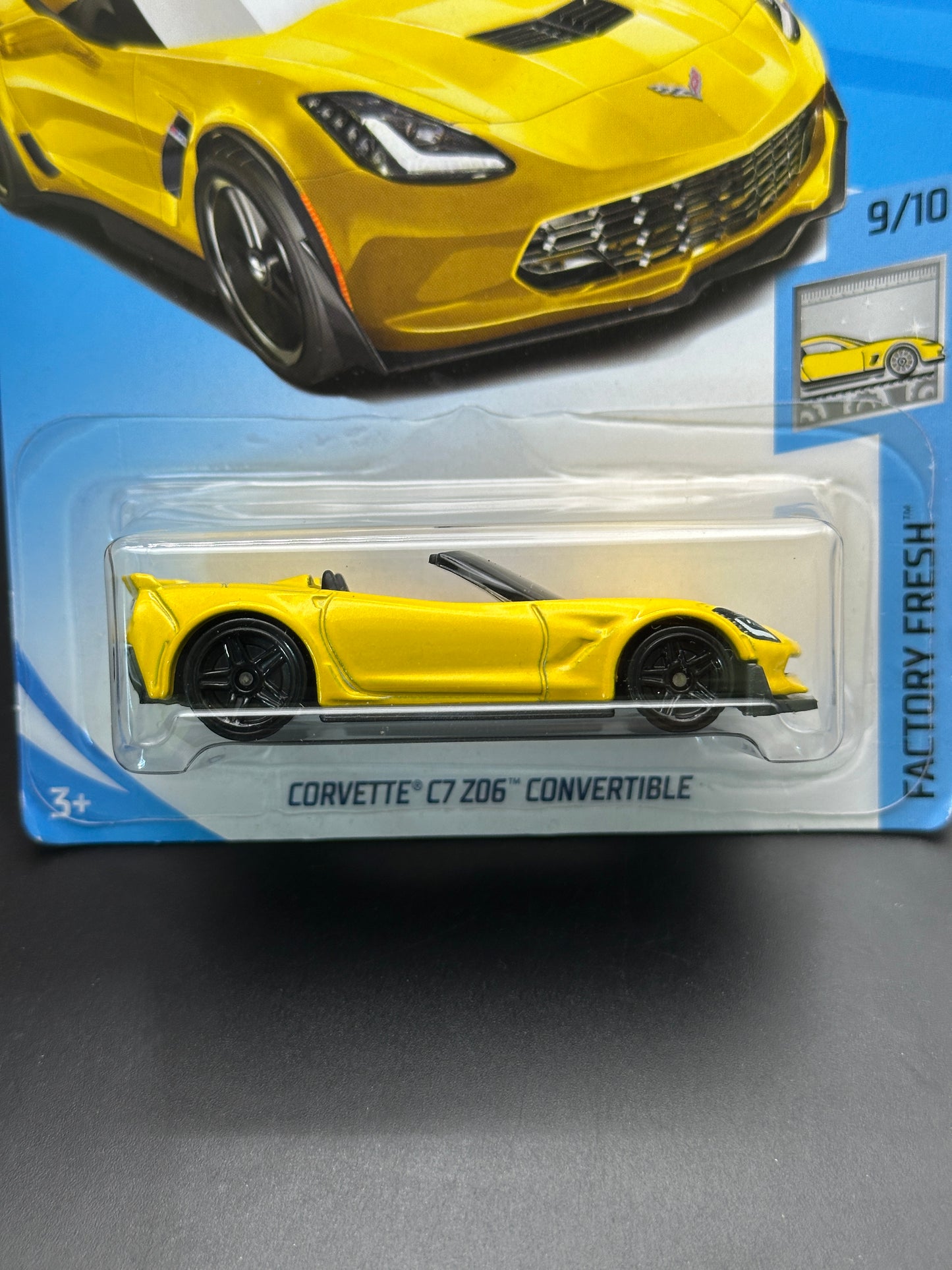 HOT WHEELS - CORVETTE C7 Z06 CONVERTIBLE (2018) - HW FACTORY FRESH 9/10
