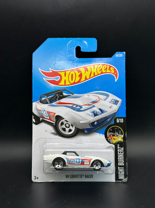HOT WHEELS - 69 CORVETTE RACER (2016) - HW NIGHTBURNERZ 6/10