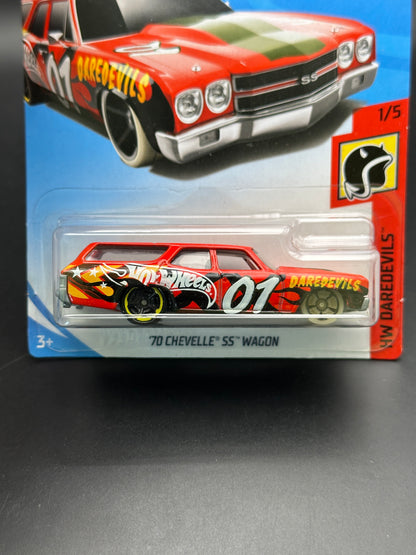 HOT WHEELS - 70 CHEVELLE SS WAGON (2018) - HW DAREDEVILS 1/5
