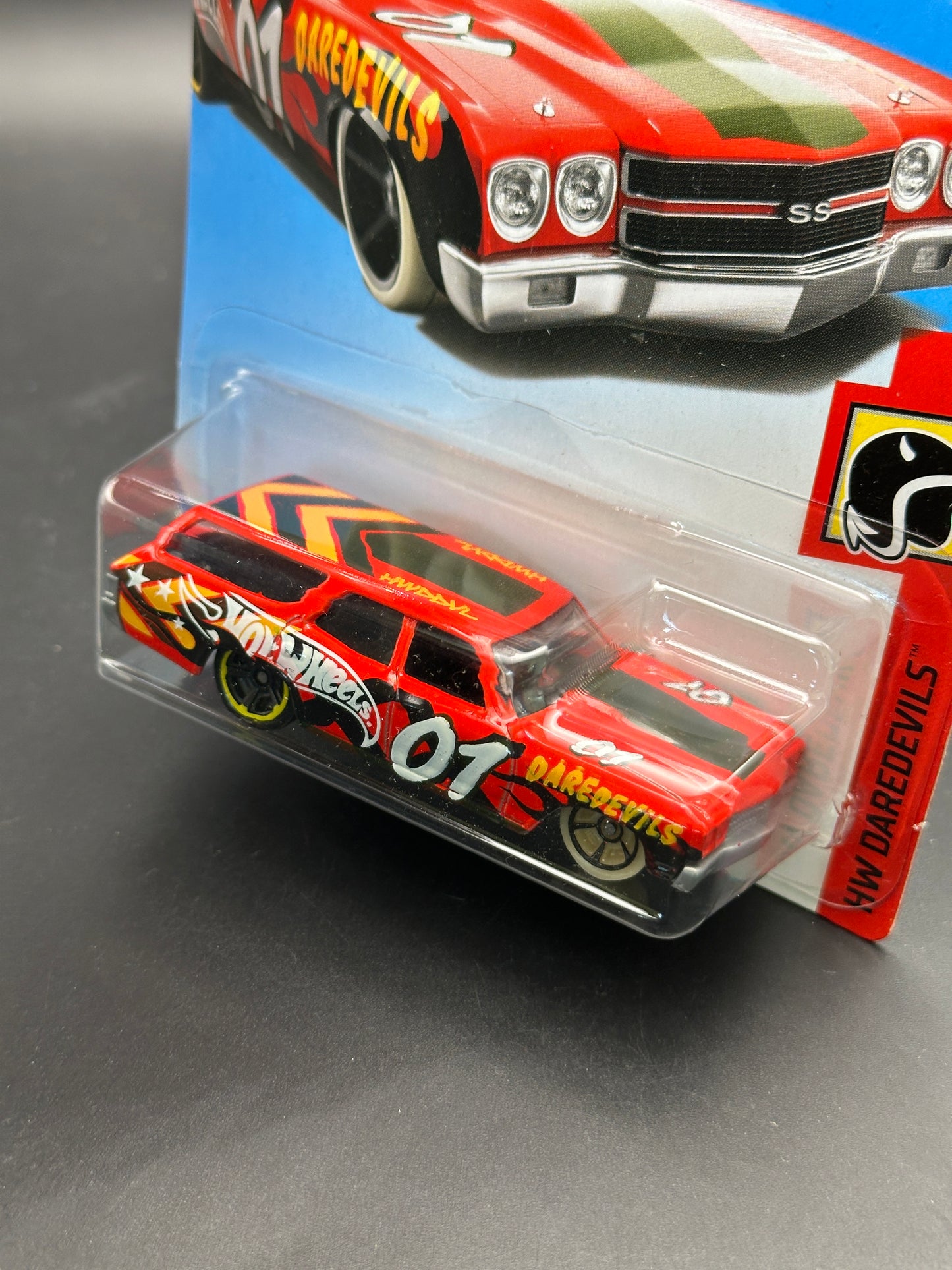 HOT WHEELS - 70 CHEVELLE SS WAGON (2018) - HW DAREDEVILS 1/5