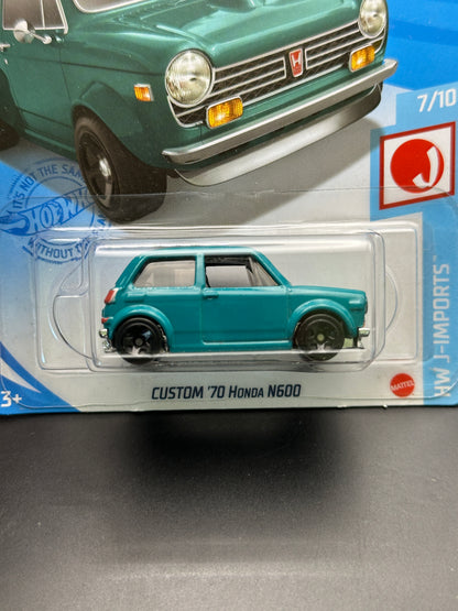HOT WHEELS - CUSTOM 70 HONDA N600 (2021) - HW J-IMPORTS 7/10