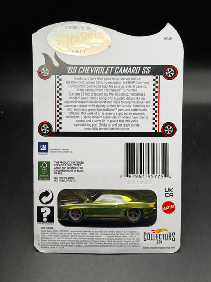 HOT WHEELS - 69 CHEVROLET CAMARO SS (2021) - RLC EXCLUSIVE