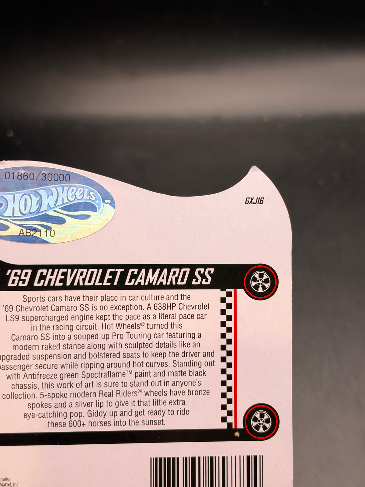 HOT WHEELS - 69 CHEVROLET CAMARO SS (2021) - RLC EXCLUSIVE