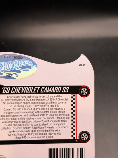 HOT WHEELS - 69 CHEVROLET CAMARO SS (2021) - RLC EXCLUSIVE