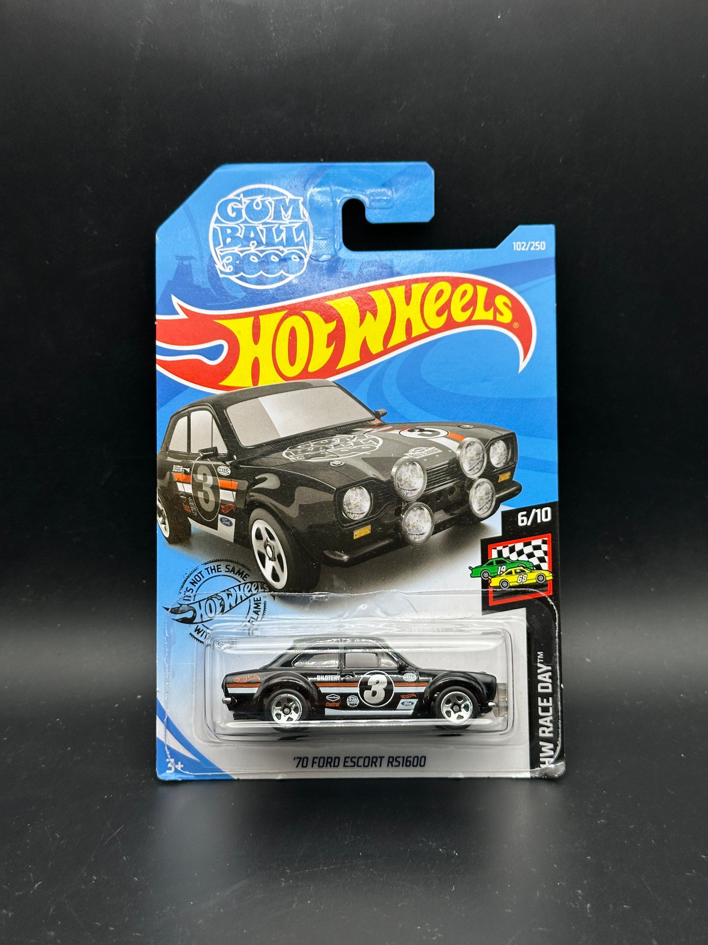 HOT WHEELS - 70 FORD ESCORT RS1600 (2019) - HW RACE DAY 6/10