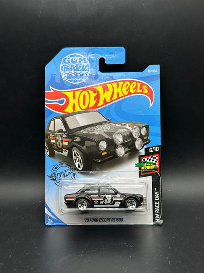 HOT WHEELS - 70 FORD ESCORT RS1600 (2019) - HW RACE DAY 6/10