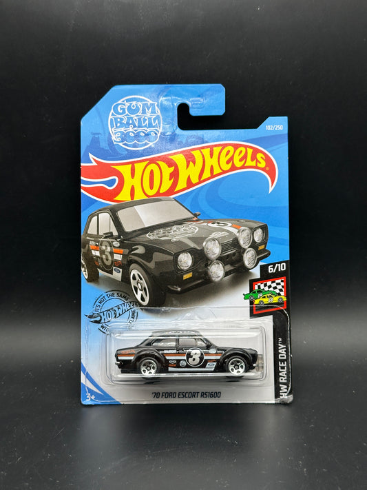 HOT WHEELS - 70 FORD ESCORT RS1600 (2019) - HW RACE DAY 6/10