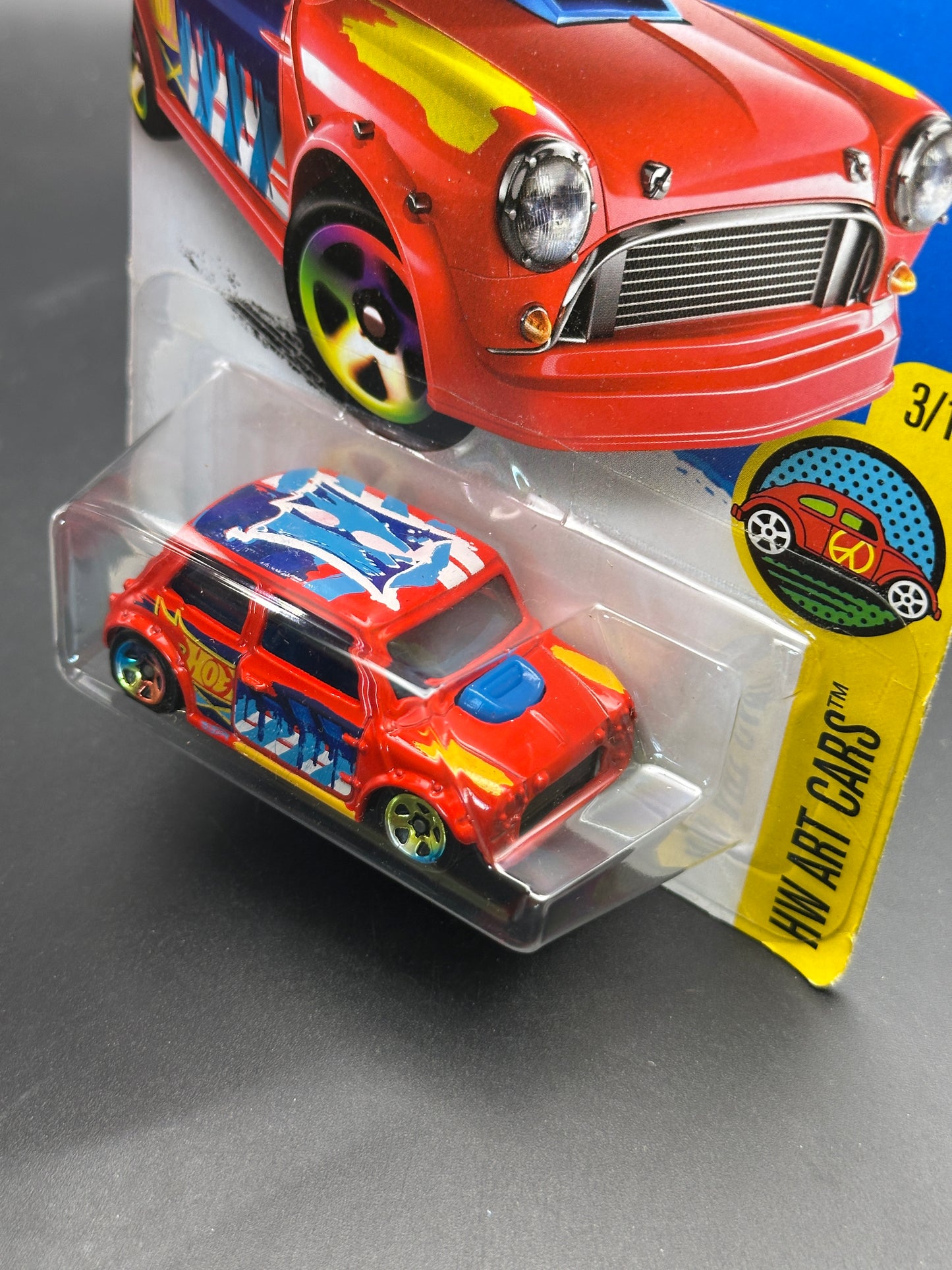 HOT WHEELS - MORRIS MINI (2016) - HW ART CARS 3/10