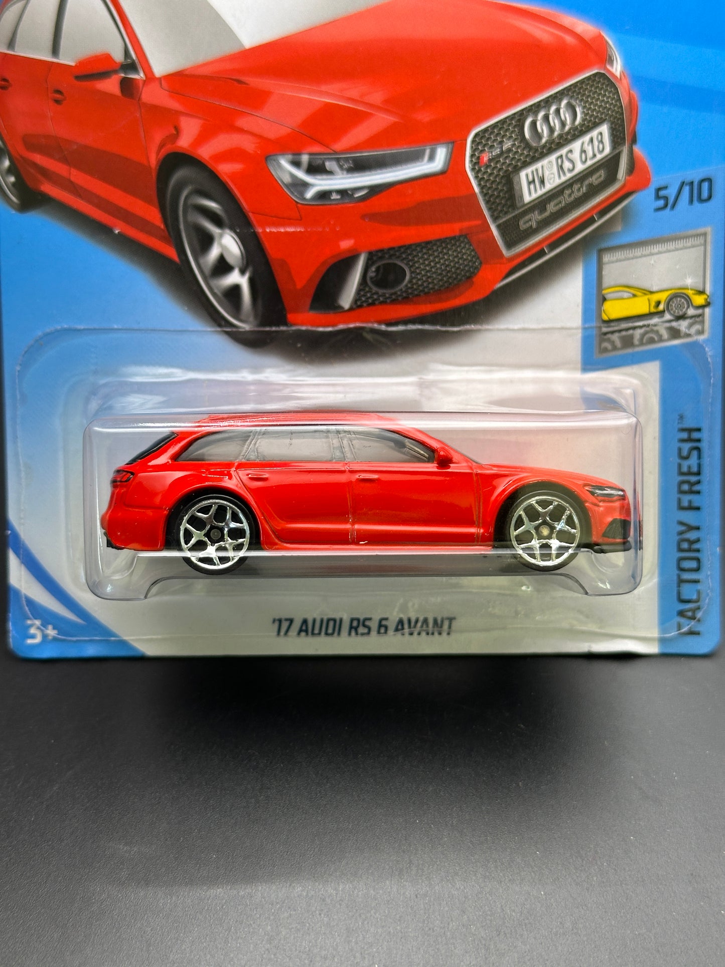 HOT WHEELS - 17 AUDI RS 6 AVANT (2018) - HW FACTORY FRESH 5/10
