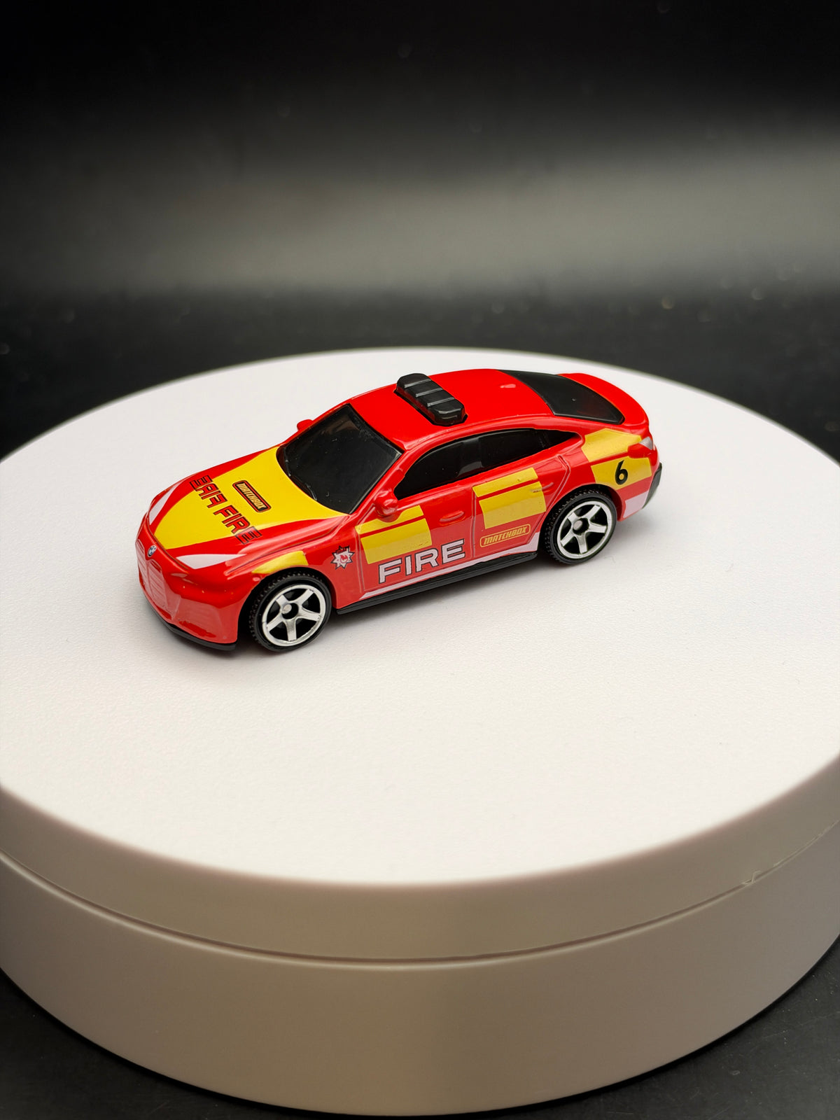 MATCHBOX - 2023 BMW I4 POLICE SEDAN - DIECAST - LOOSE