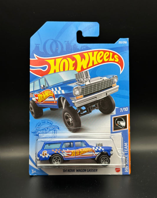 HOT WHEELS - 64 NOVA WAGON GASSER (2021) - HW RACE TEAM 7/10