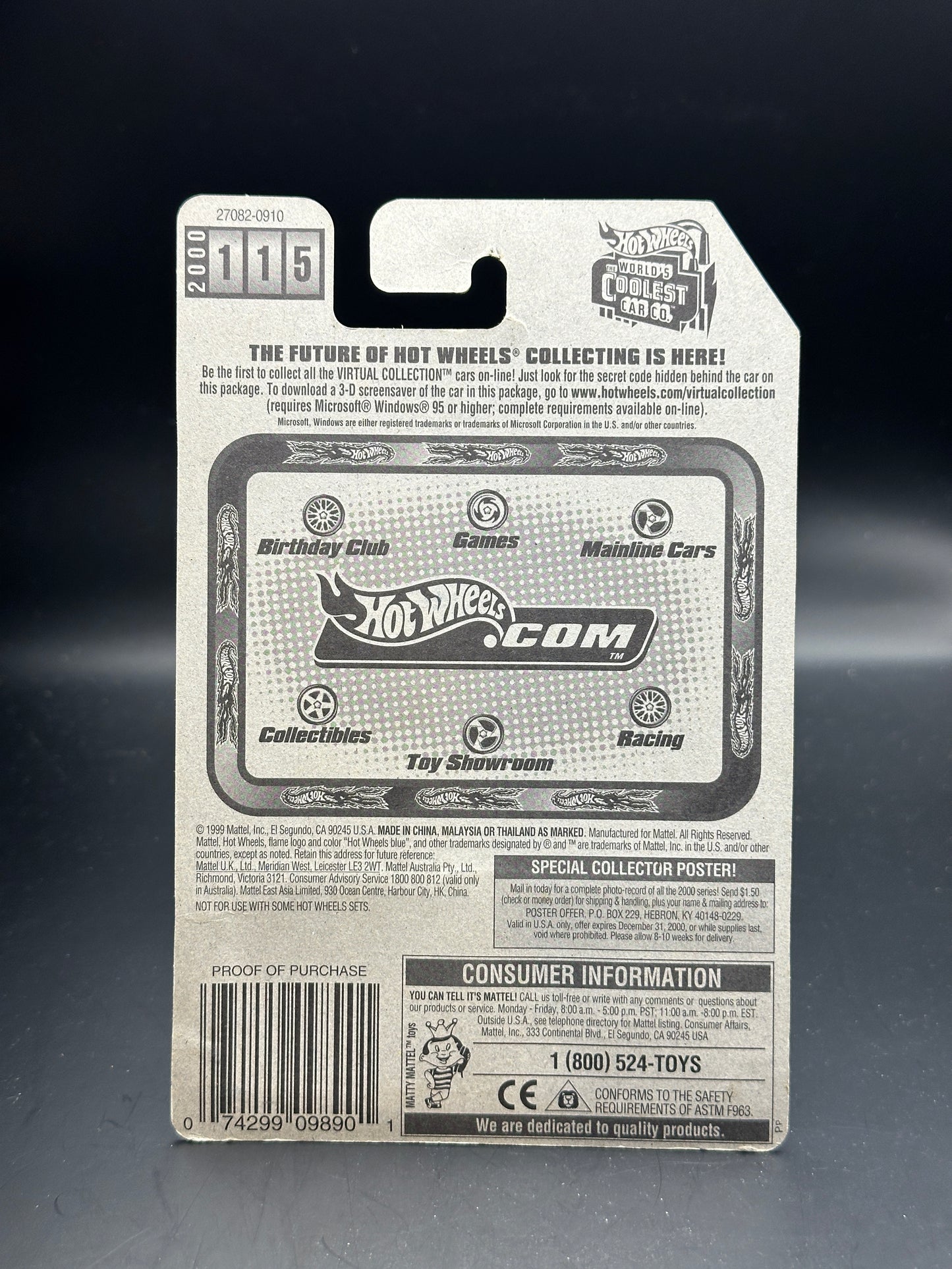 HOT WHEELS - WAY 2 FAST (2000) - HW VIRTUAL COLLECTION 115