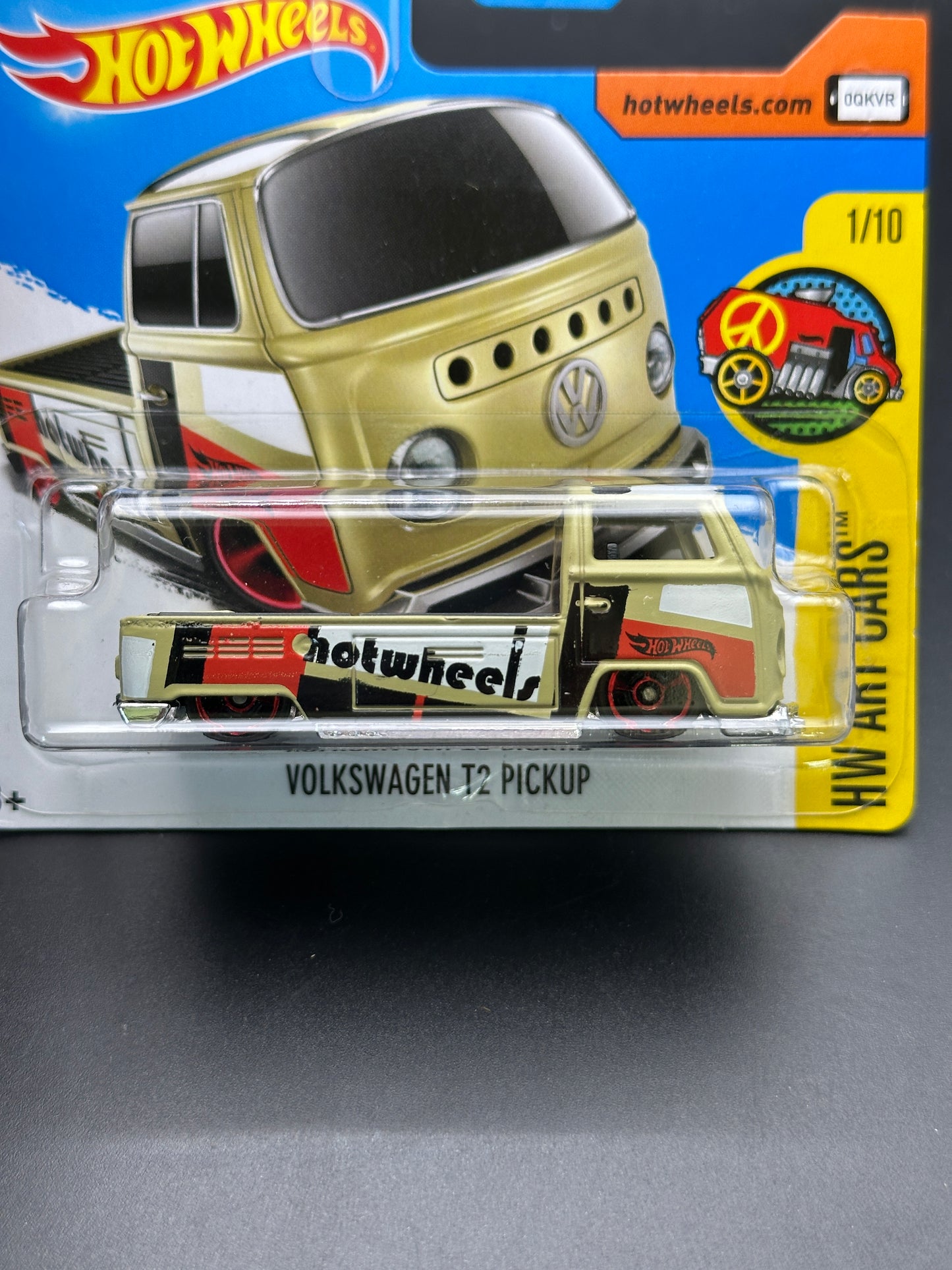 HOT WHEELS - VOLKSWAGEN T2 PICKUP (2017) - HW ART CARS 1/10