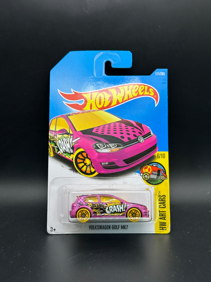 HOT WHEELS - VOLKSWAGEN GOLF MK7 (2017) - HW ART CARS 6/10
