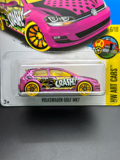 HOT WHEELS - VOLKSWAGEN GOLF MK7 (2017) - HW ART CARS 6/10