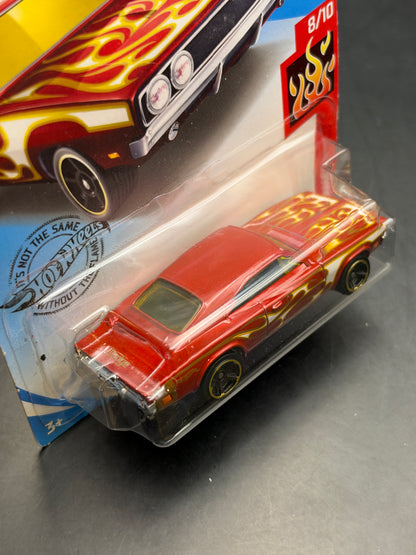 HOT WHEELS - 69 DODGE CHARGER 500 (2020) - HW FLAMES 8/10