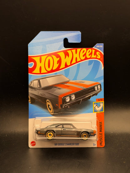 HOT WHEELS - 69 DODGE CHARGER 500 (2022) - HW MUSCLE MANIA 3/10
